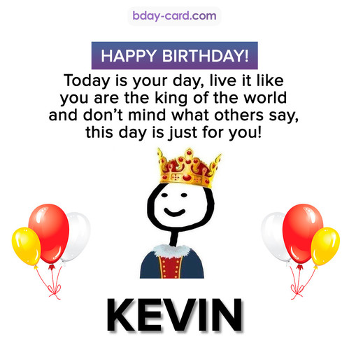 Happy Birthday Meme for Kevin