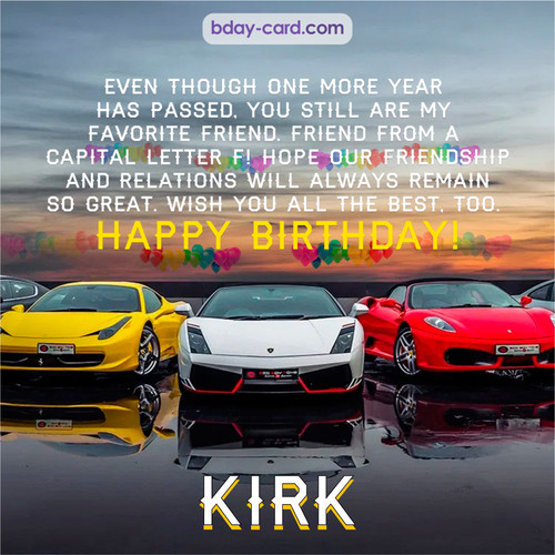 Birthday pics for Kirk with Sports cars