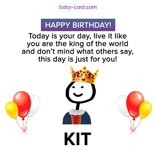 Happy Birthday Meme for Kit