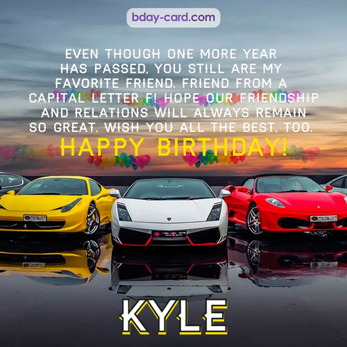Birthday pics for Kyle with Sports cars