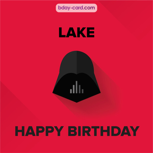 Happy Birthday pictures for Lake with Darth Vader