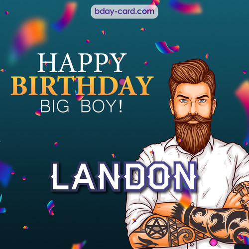 BDay big boy Landon - Happy Birthday