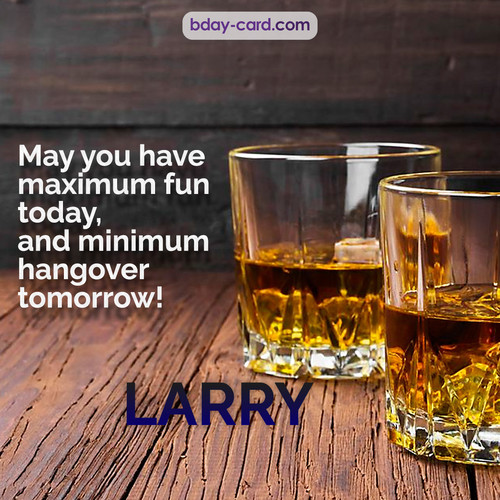 Greetings pics for Larry with Whiskey