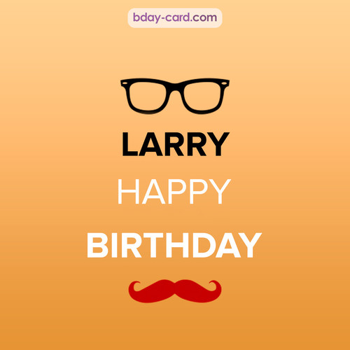 Happy Birthday photos for Larry with antennae