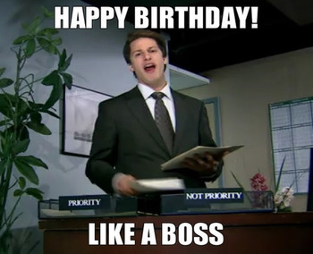 Birthday like a boss