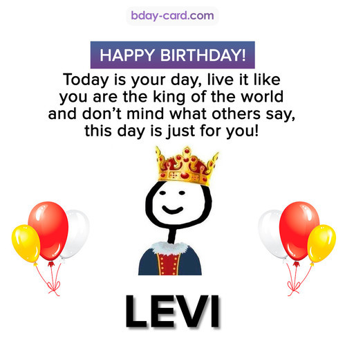 Happy Birthday Meme for Levi