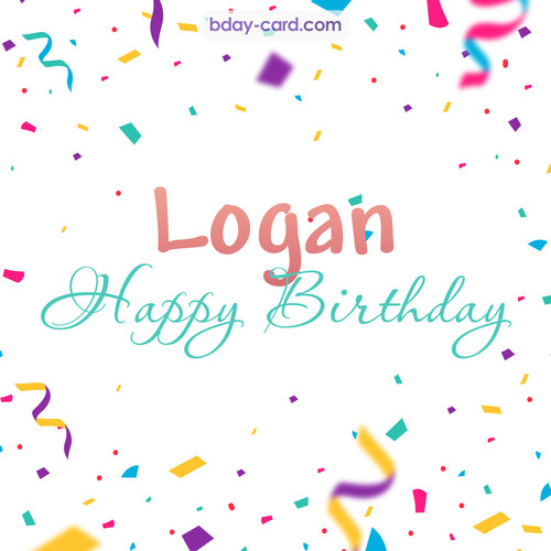 Greetings pics for Logan with sweets