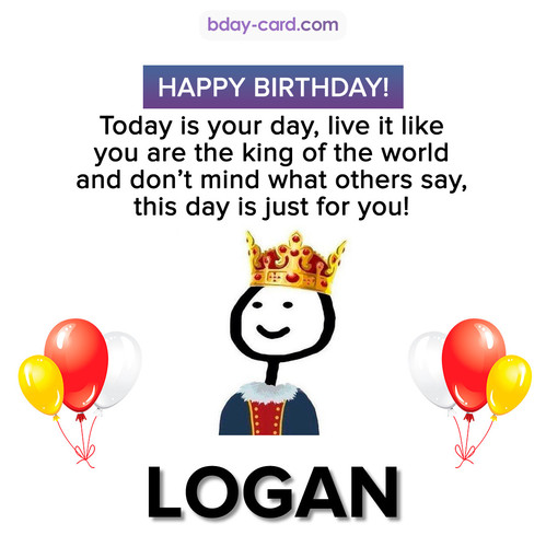 Happy Birthday Meme for Logan