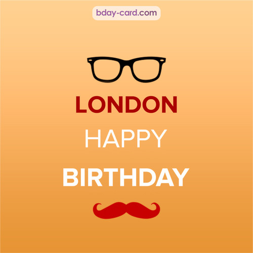 Happy Birthday photos for London with antennae