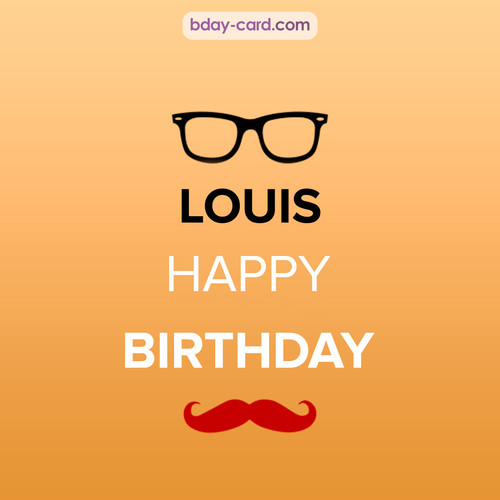 Happy Birthday photos for Louis with antennae