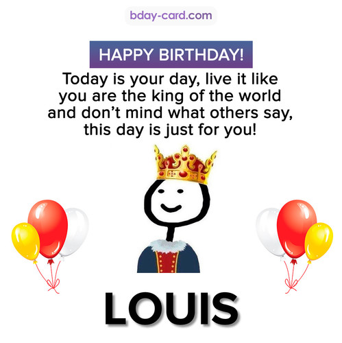 Happy Birthday Meme for Louis