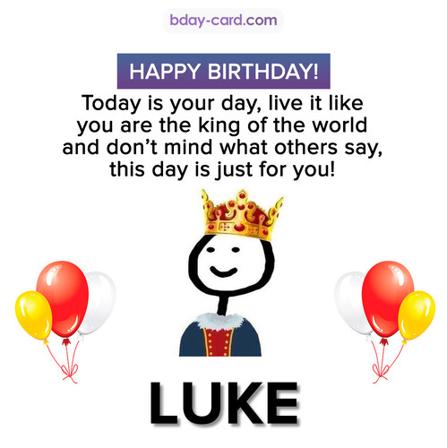 Happy Birthday Meme for Luke