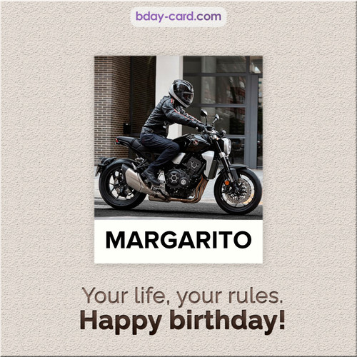 Birthday Margarito - Your life, your rules