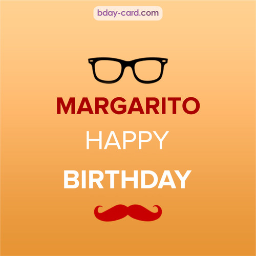 Happy Birthday photos for Margarito with antennae