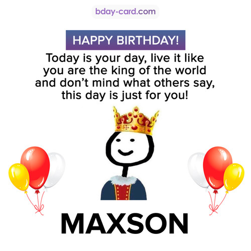 Happy Birthday Meme for Maxson