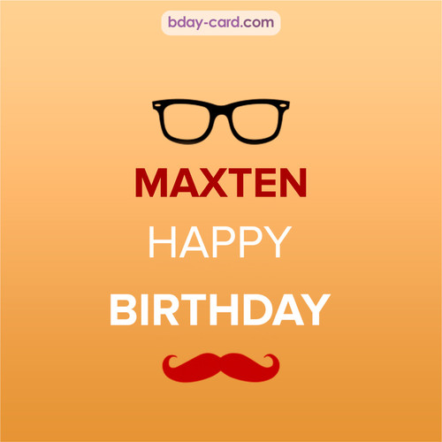 Happy Birthday photos for Maxten with antennae