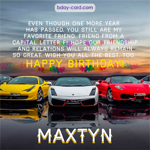 Birthday pics for Maxtyn with Sports cars