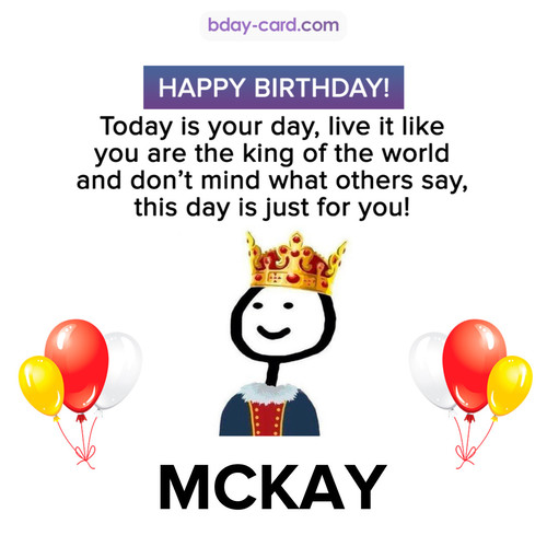 Happy Birthday Meme for Mckay