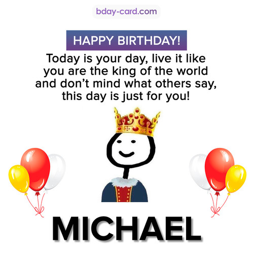 Happy Birthday Meme for Michael