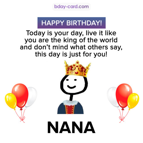 Happy Birthday Meme for Nana