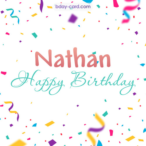 Greetings pics for Nathan with sweets