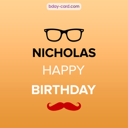 Happy Birthday photos for Nicholas with antennae