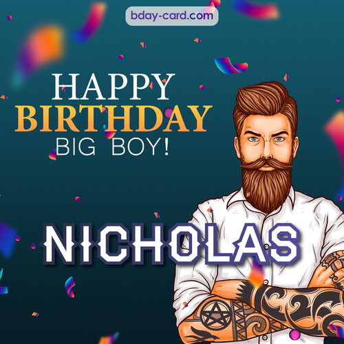 BDay big boy Nicholas - Happy Birthday