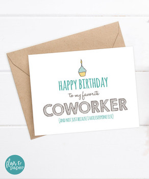Coworker birthday card – gangcraft net