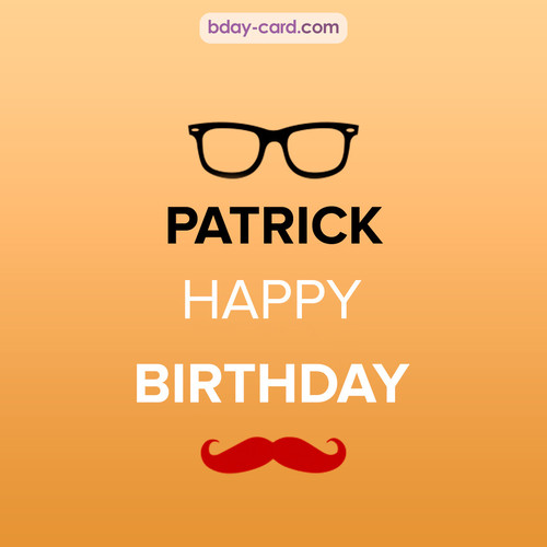 Happy Birthday photos for Patrick with antennae