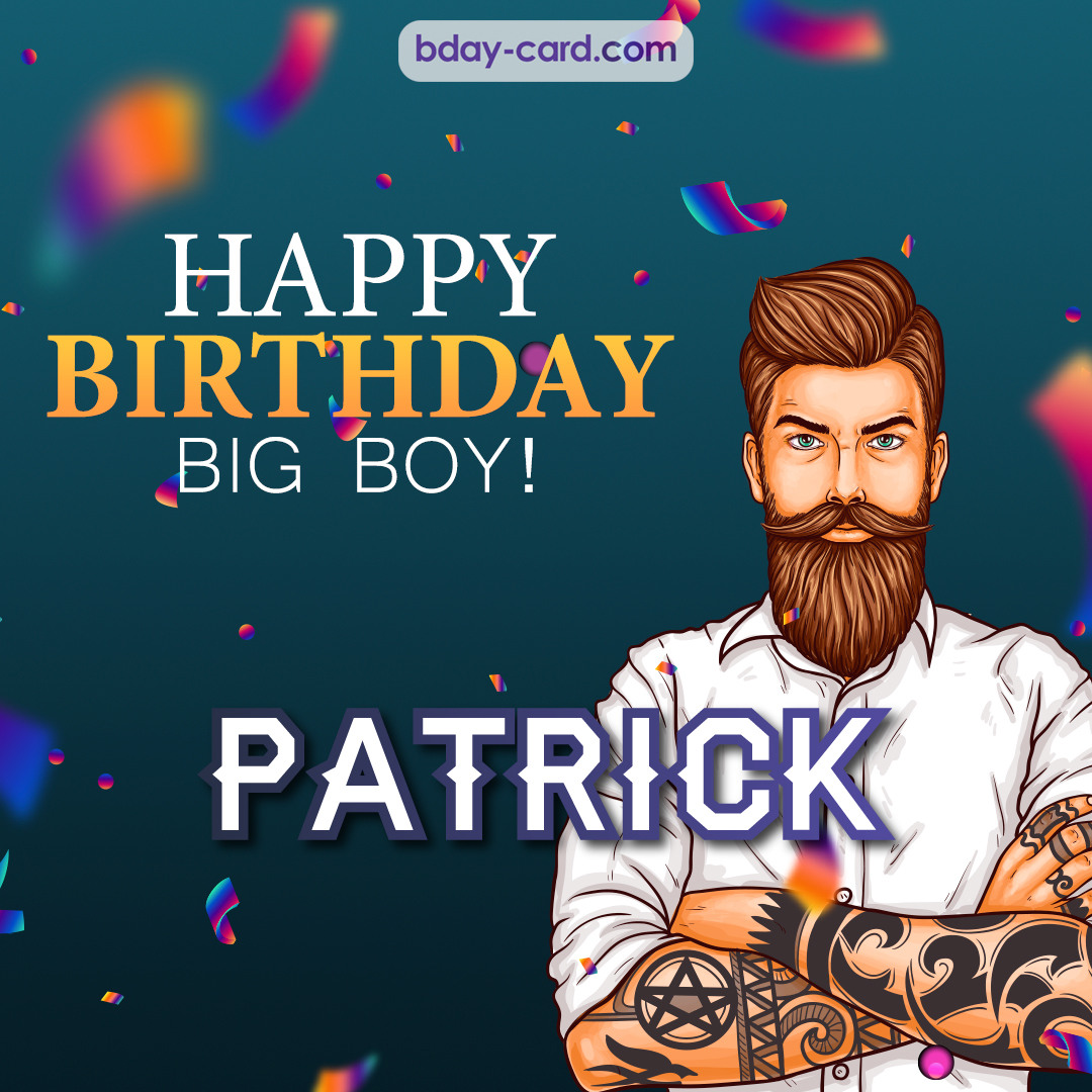 Birthday images for Patrick 💐 — Free happy bday pictures and photos ...