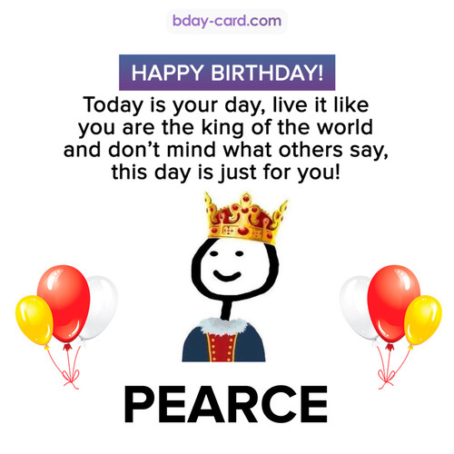 Happy Birthday Meme for Pearce