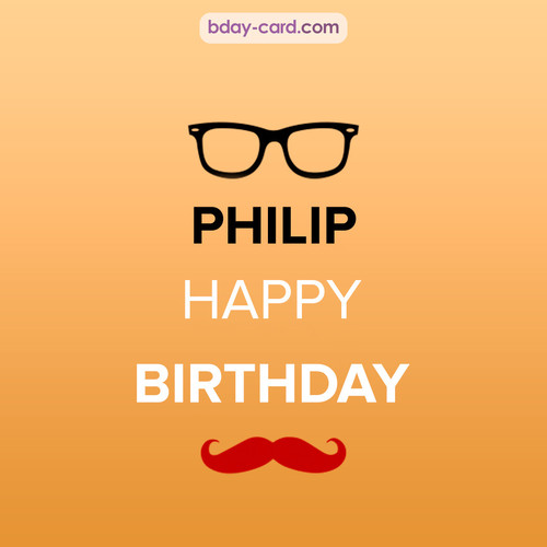 Happy Birthday photos for Philip with antennae