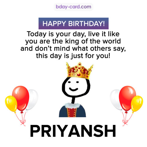 Happy Birthday Meme for Priyansh