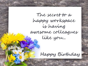 Birthday wishes for colleagues quotes amp messages happy ...