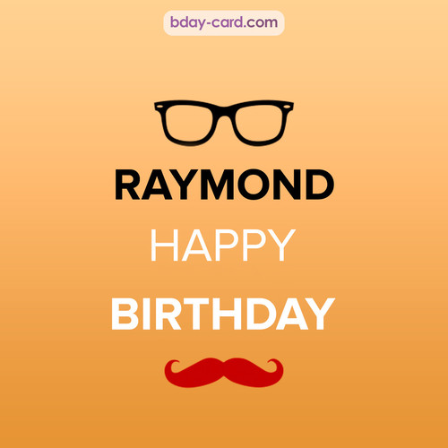 Happy Birthday photos for Raymond with antennae