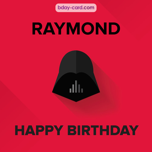Happy Birthday pictures for Raymond with Darth Vader