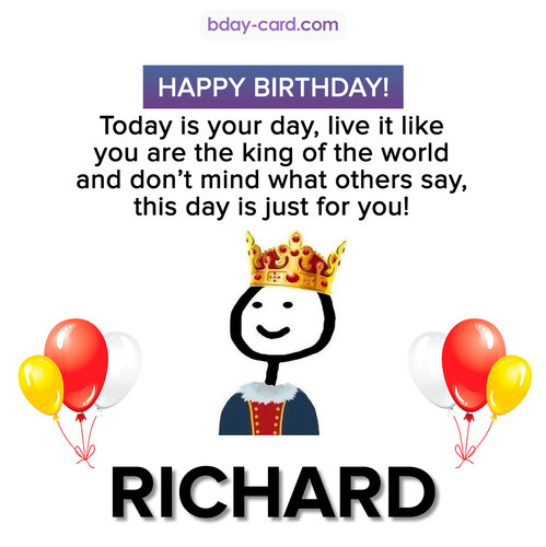 Happy Birthday Meme for Richard