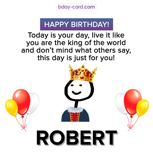 Happy Birthday Meme for Robert