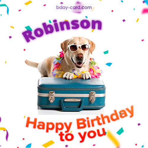 Funny Birthday pictures for Robinson