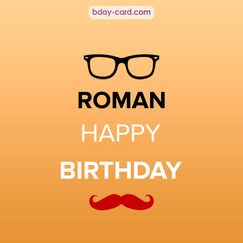 Happy Birthday photos for Roman with antennae