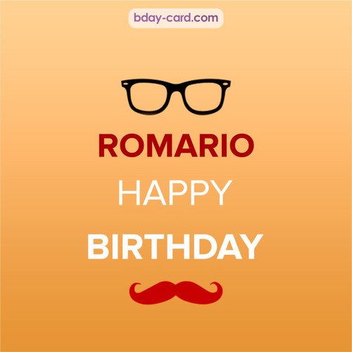Happy Birthday photos for Romario with antennae